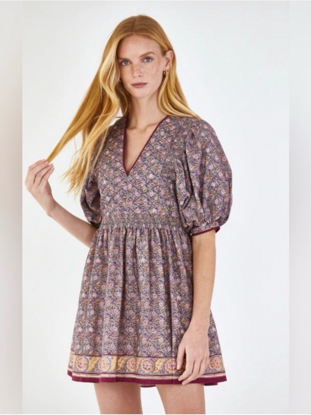 Hunter Bell Dixon Dress in Falling Leaves